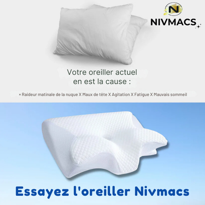 NivMacs™ - Oreiller Ergonomique Cervical